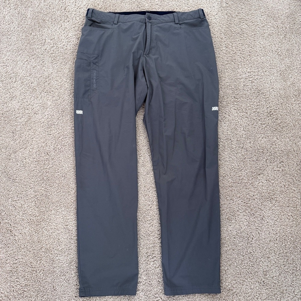Truewerk Cloud Pants Mens XXL 38x30 Gray Stretch Waistband Work Lightweight